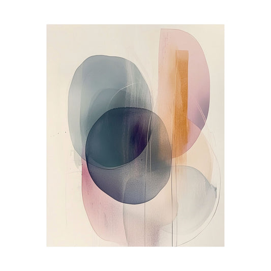 Ethereal Layered Abstract Poster