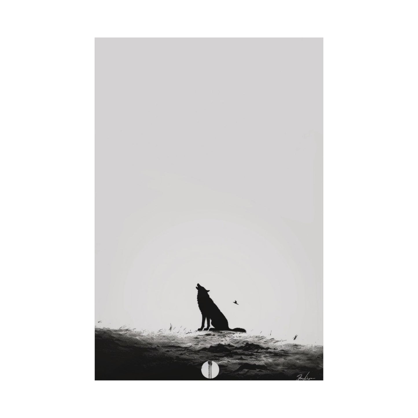 Lone Howl Printed Poster