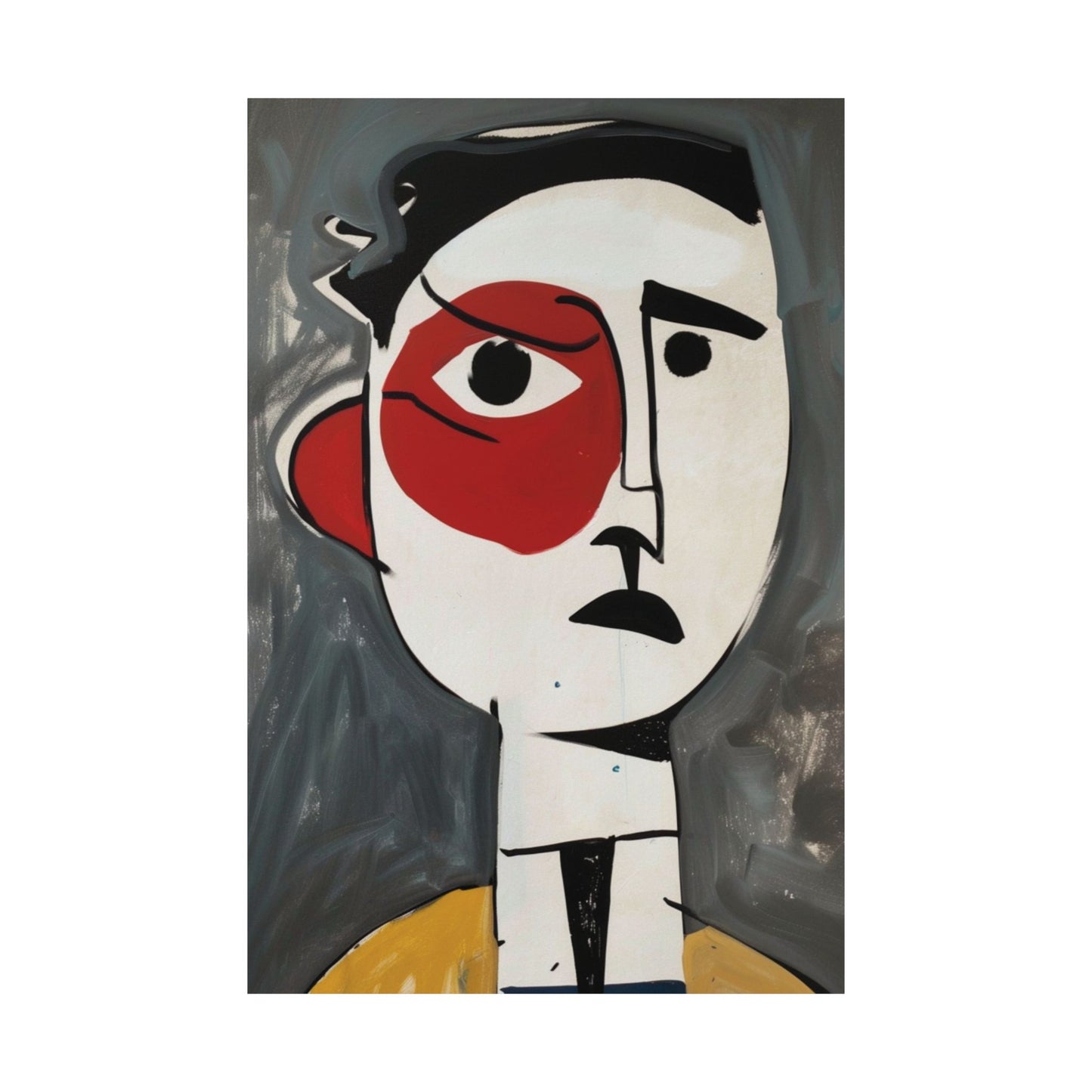 Red Reflection Printed Poster