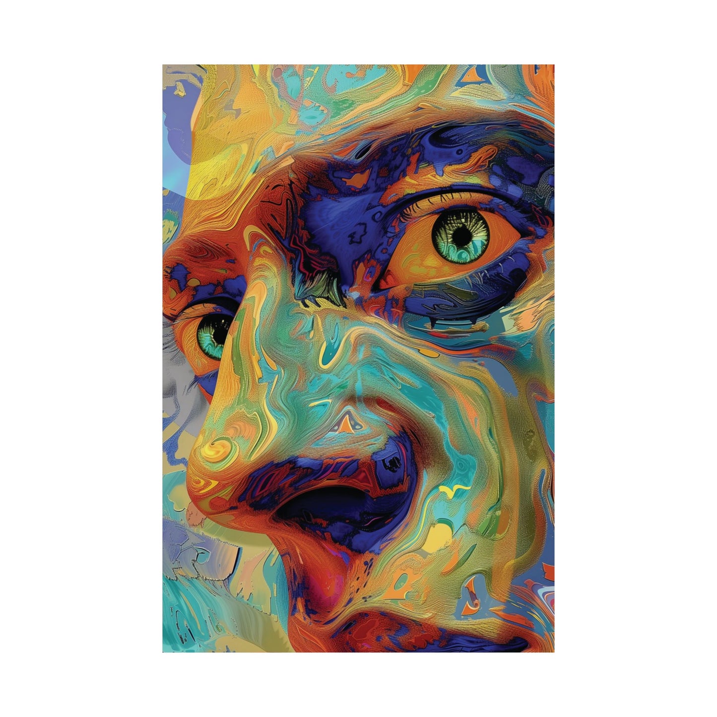 Melted Vision Printed Poster