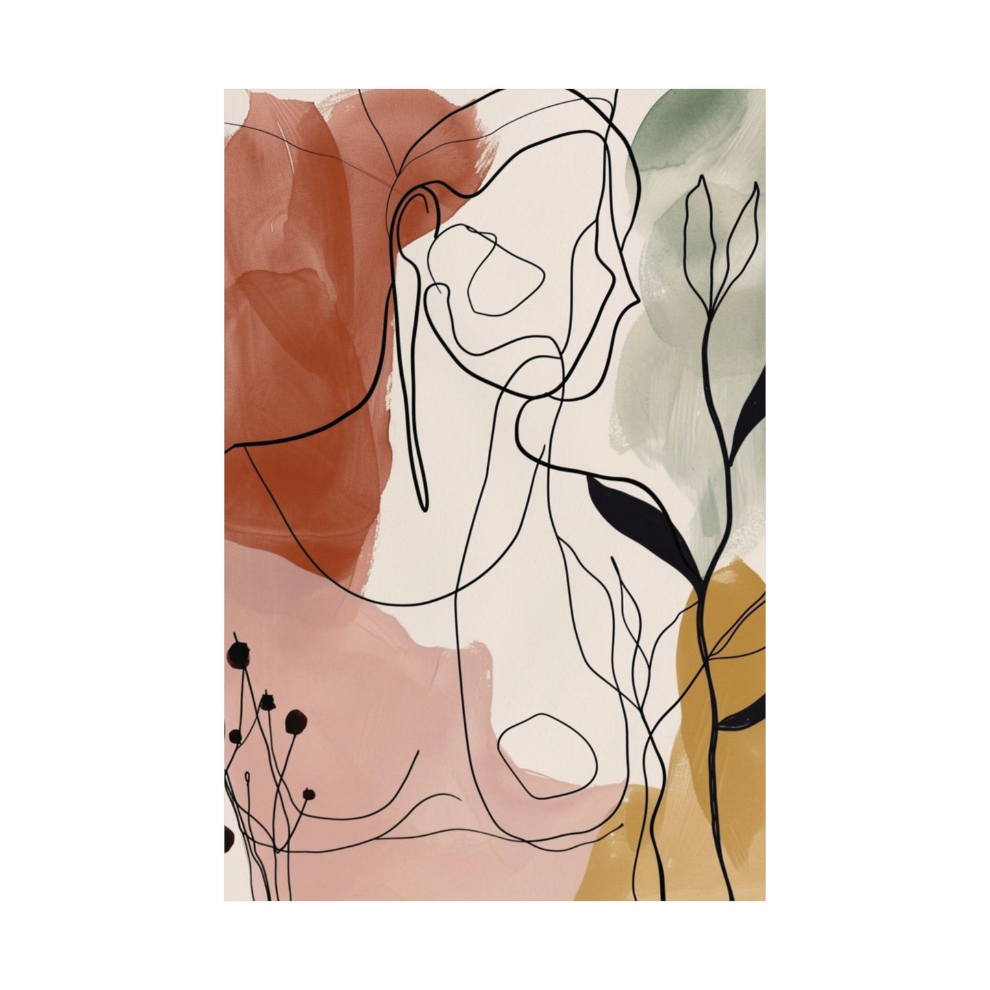 Whispered Silhouette Printed Poster