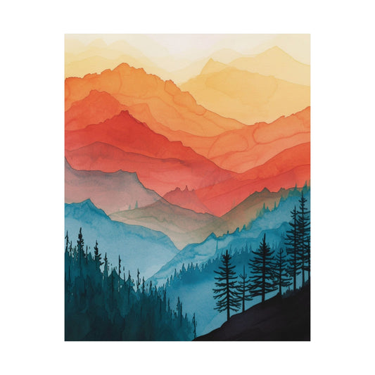 Crimson Peaks Printed Poster