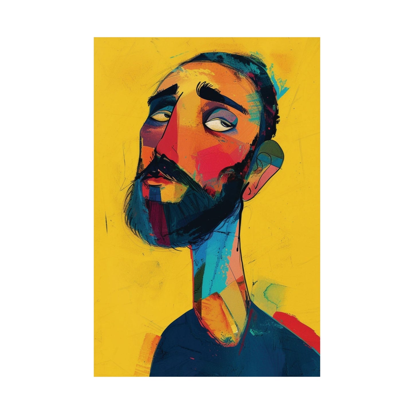 Curious Glance Printed Poster
