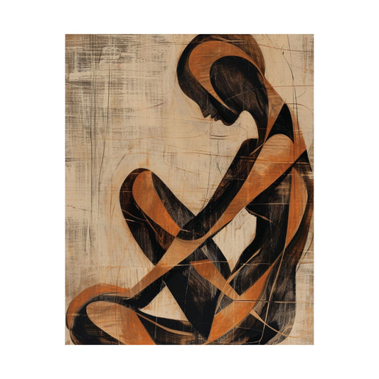 Contemplation Form Printed Poster