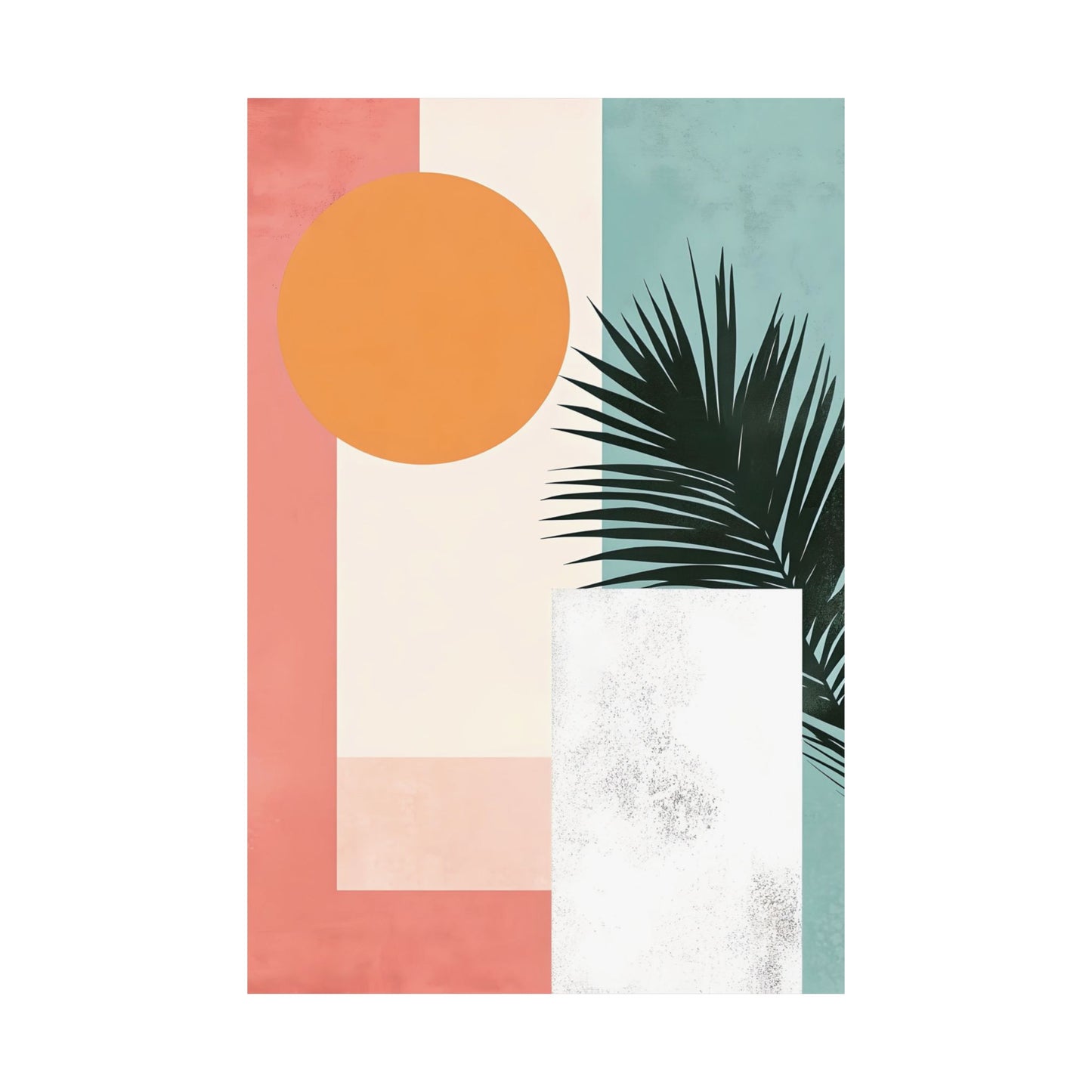 Boho Tropical Sun Poster