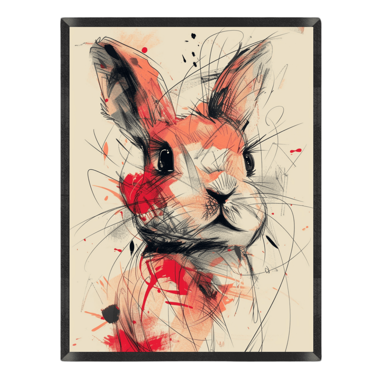 Abstract Rabbit Sketch