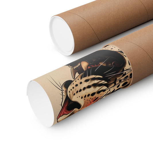 Tribal Jaguar Printed Poster