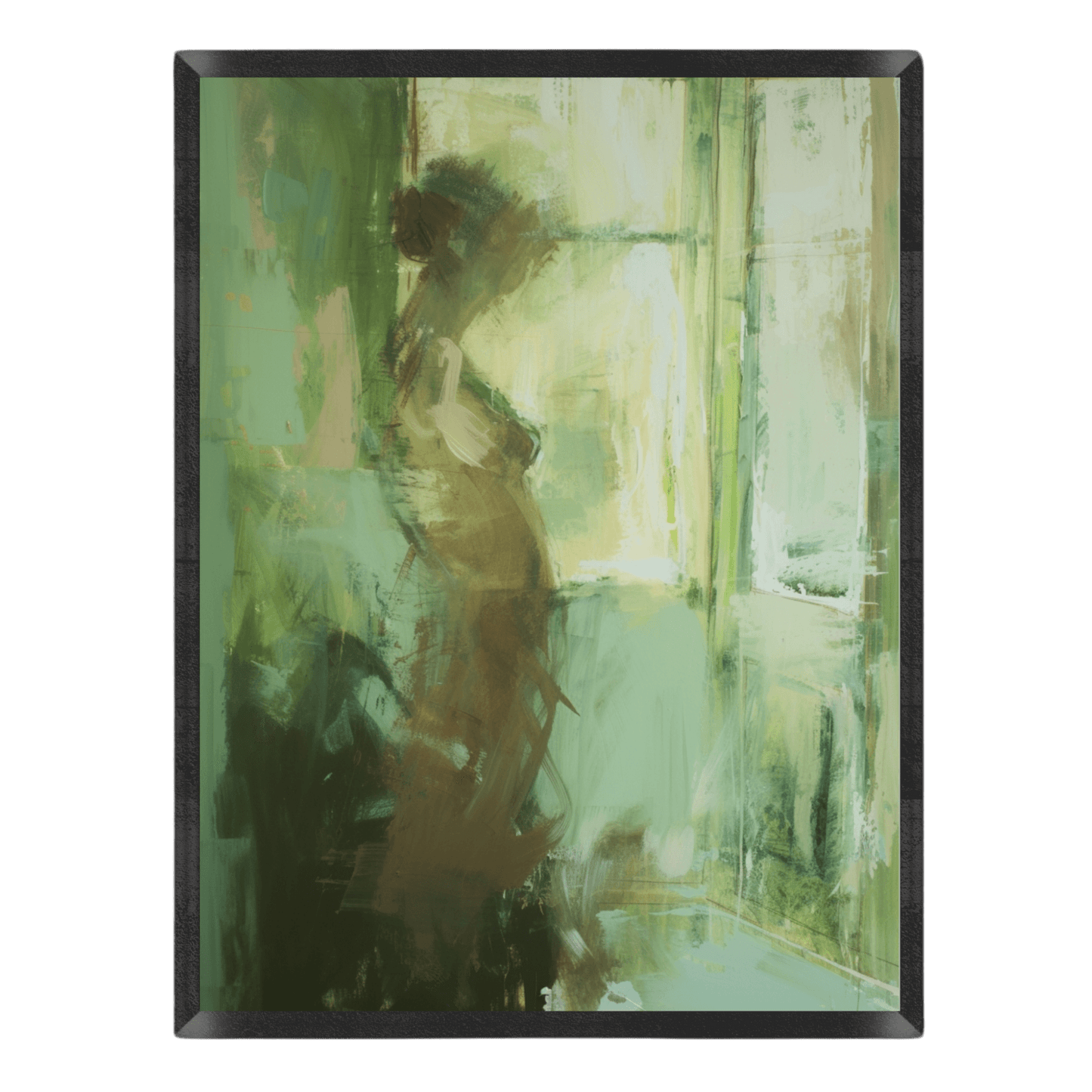 Abstract Woman by Window