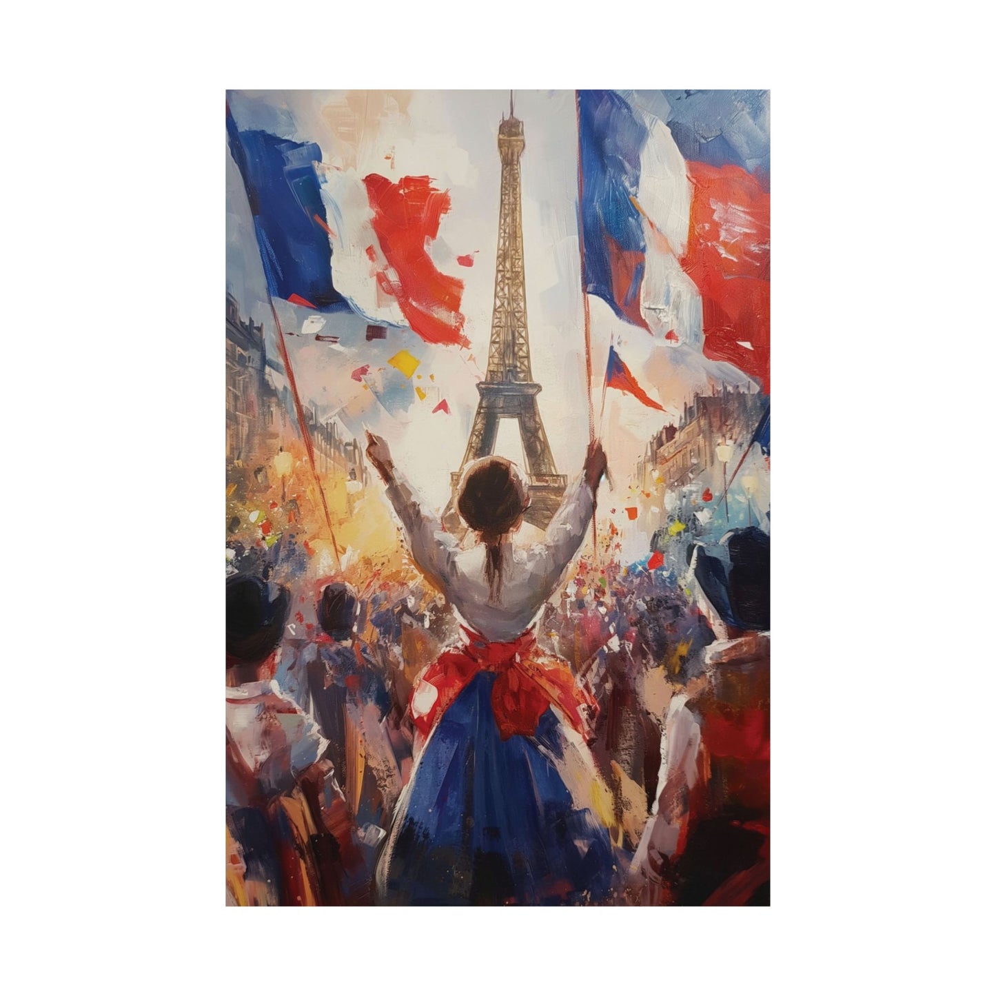 Liberty, Equality, Fraternity Printed Poster