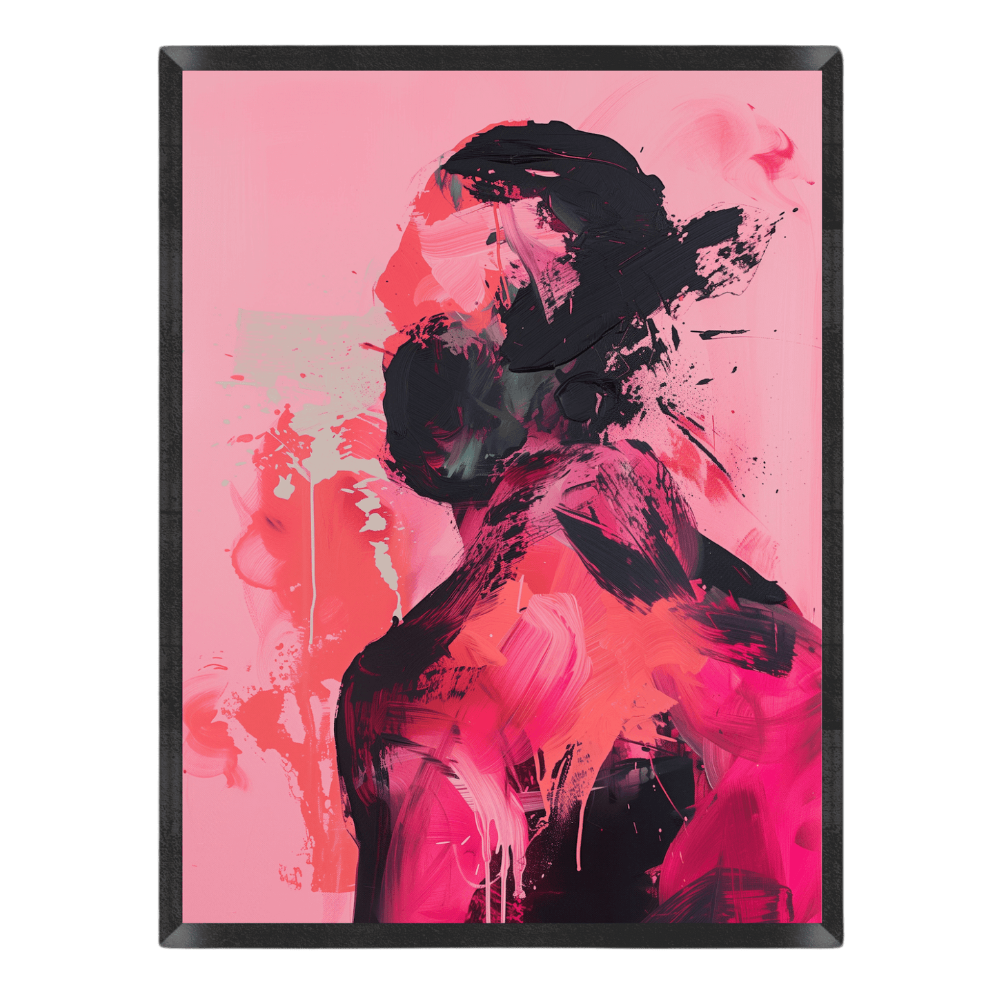 Abstract Woman in Pink