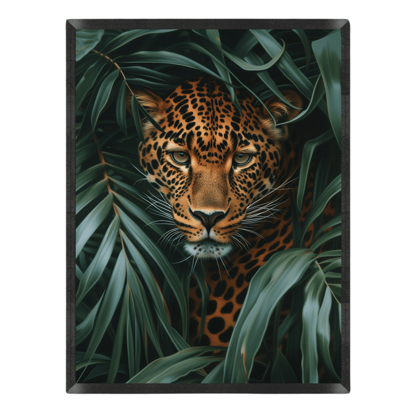 Leopard in Jungle Foliage