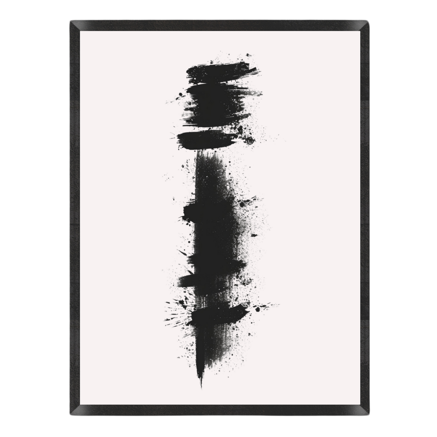 Zen Ink Splatter Poster