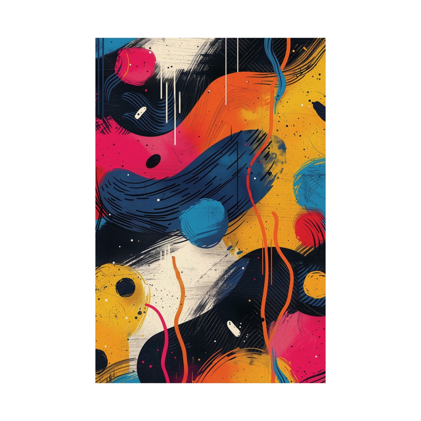 Cosmic Flow Printed Poster