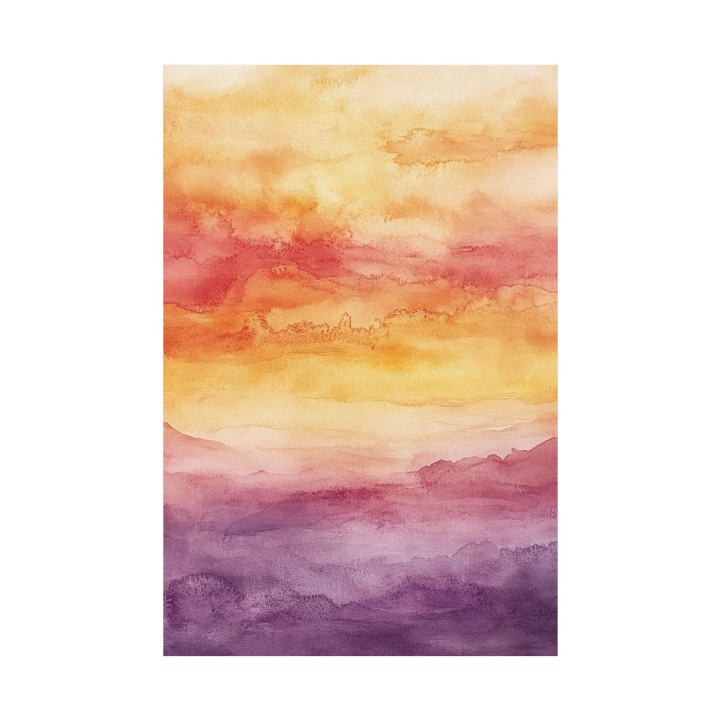 Golden Hour Horizon Poster