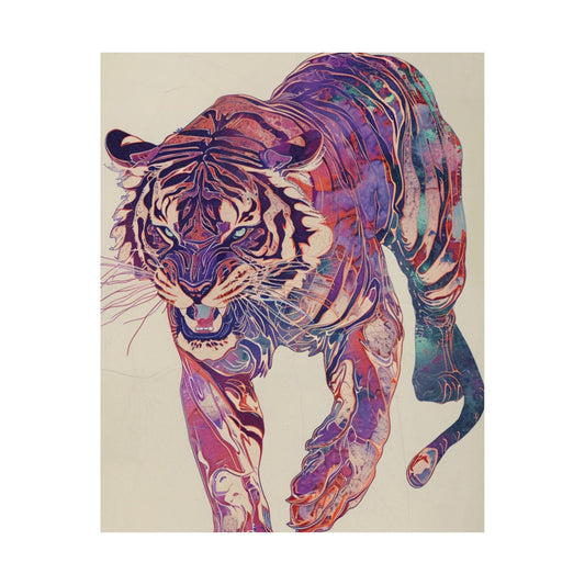 Neon Jungle Majesty Printed Poster