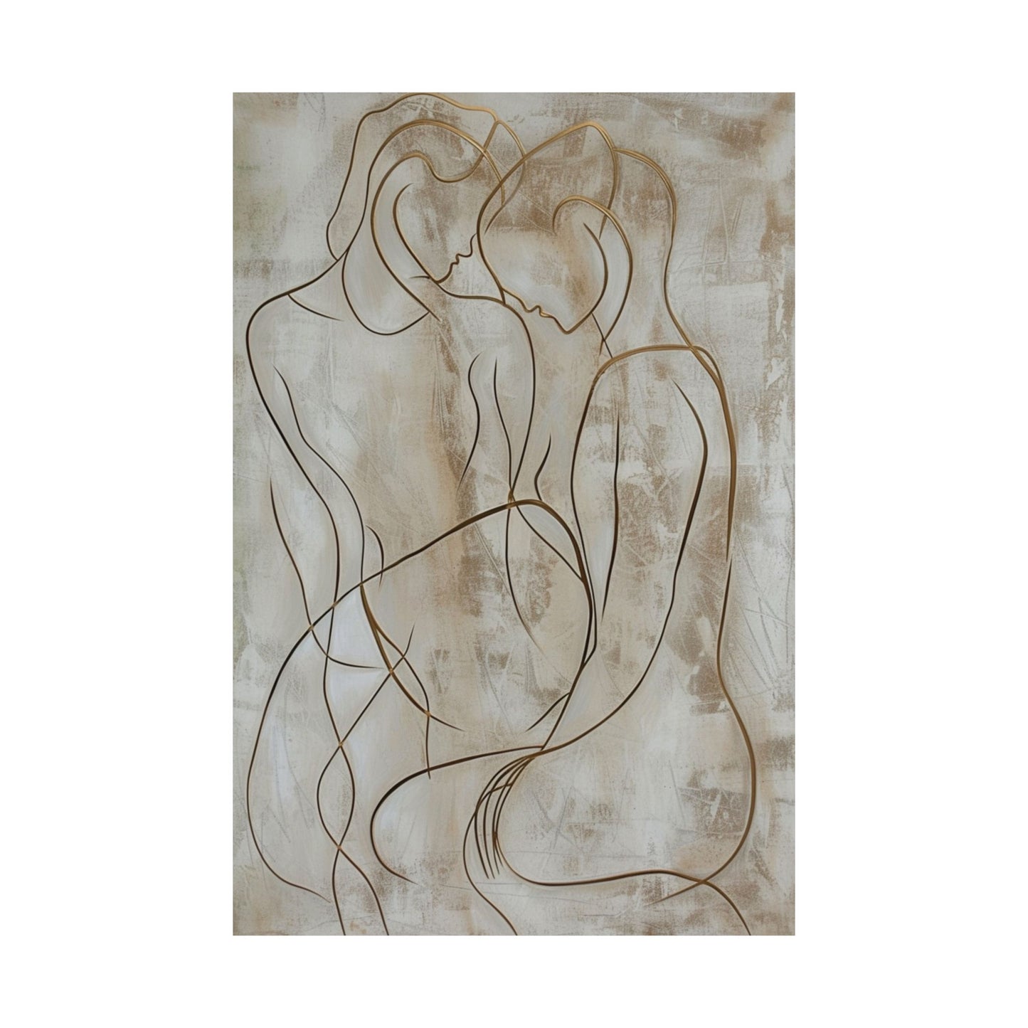 Whispered Lines Printed Poster