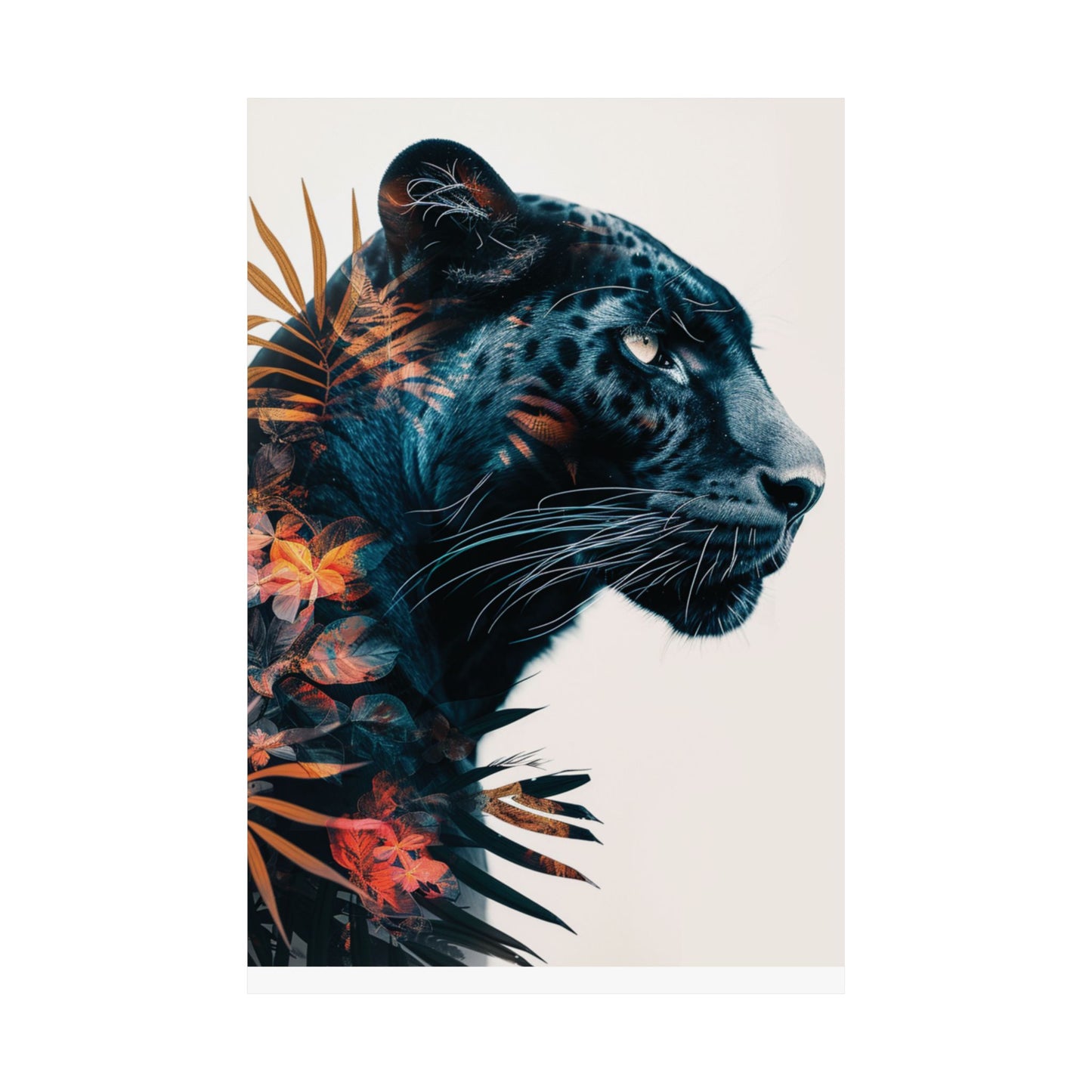 Amber Panther Printed Poster