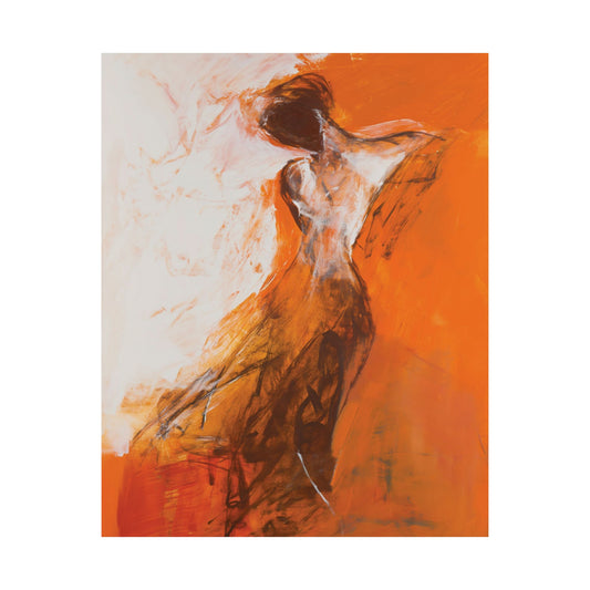 Flame Dancer Printed Poster