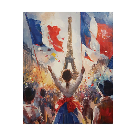 Liberty, Equality, Fraternity Printed Poster