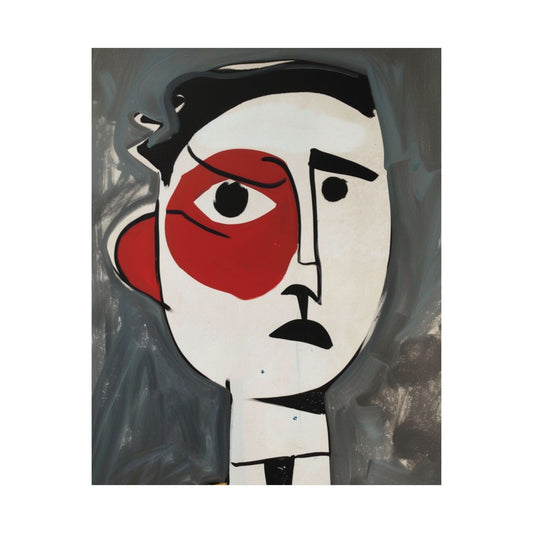 Red Reflection Printed Poster