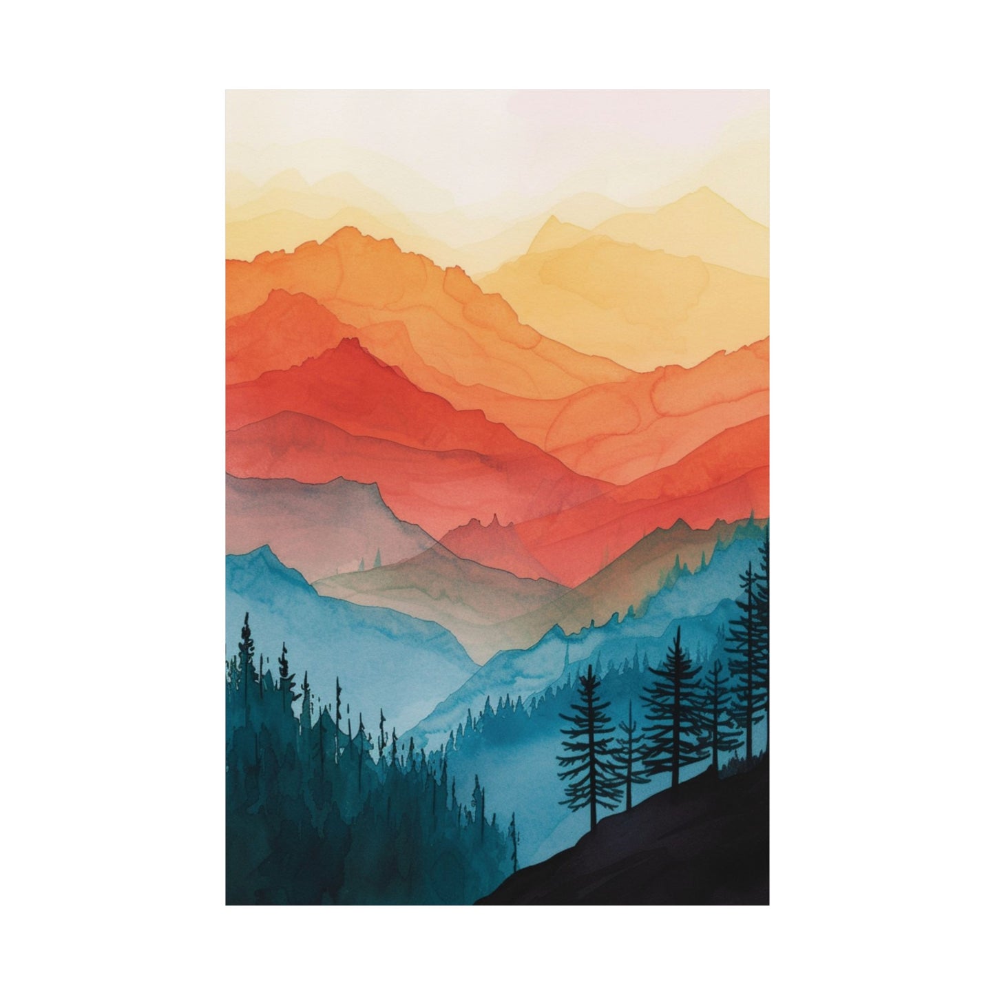 Crimson Peaks Printed Poster