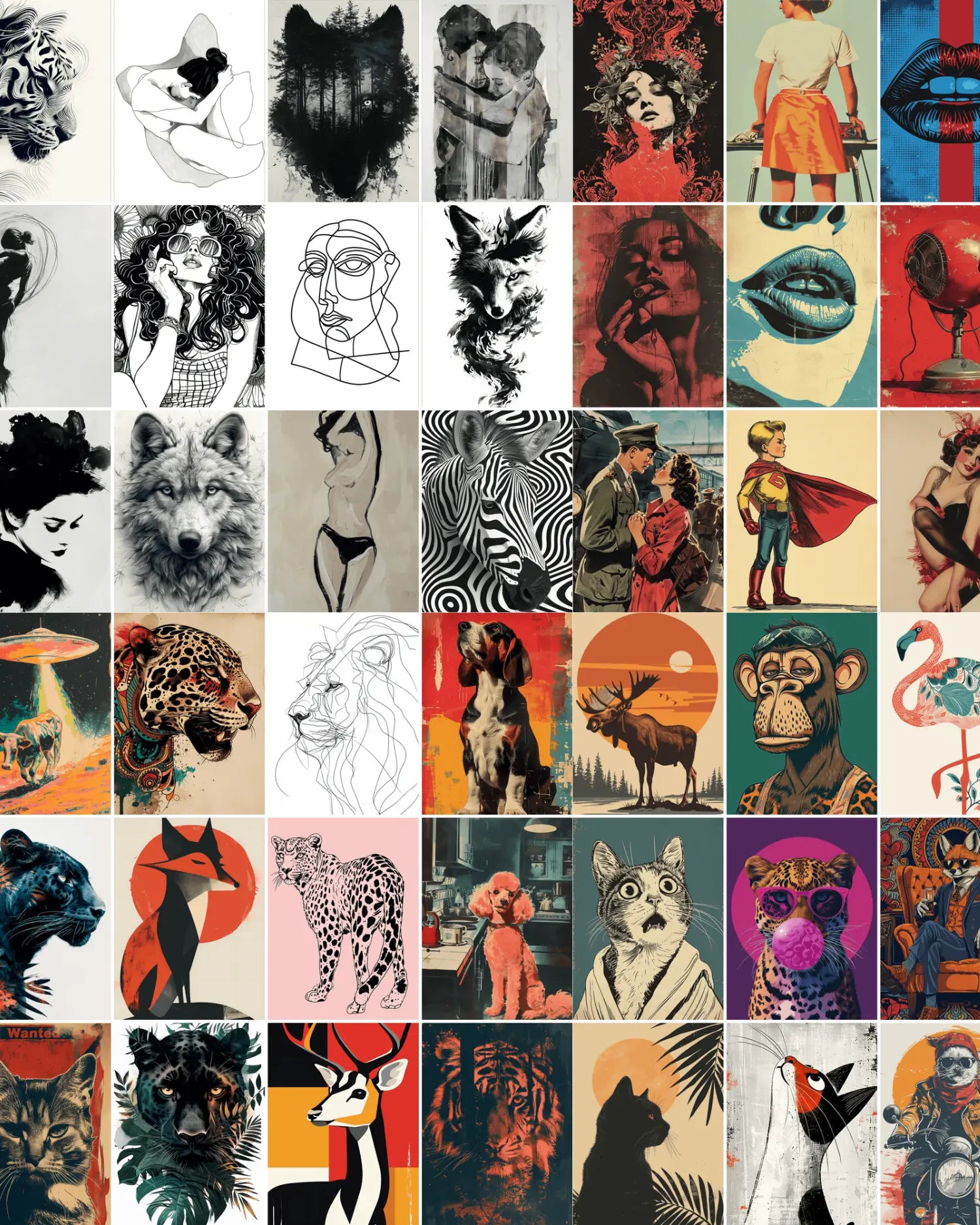 Digital Wall Art Posters