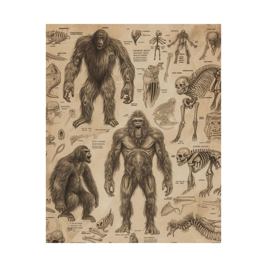 Evolution Study Printed Poster
