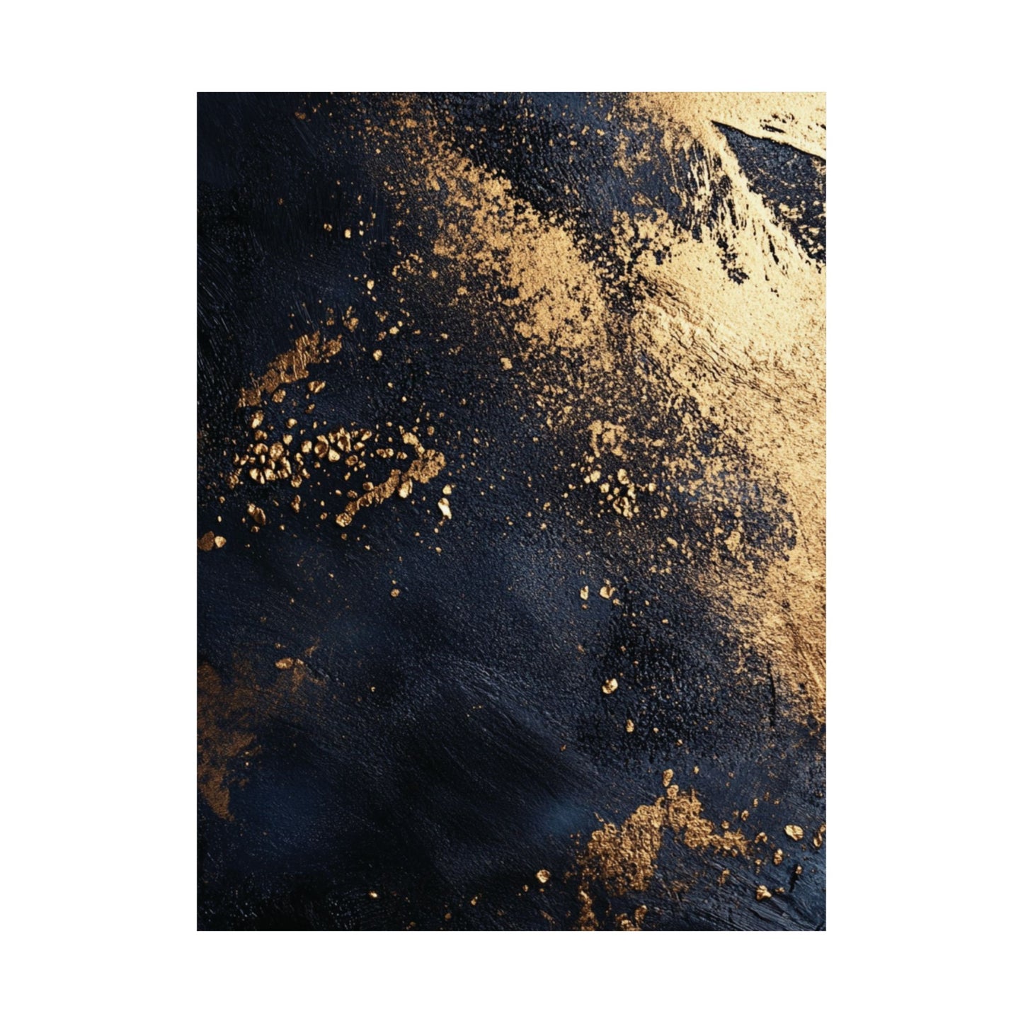 Midnight Metallic Dust Poster