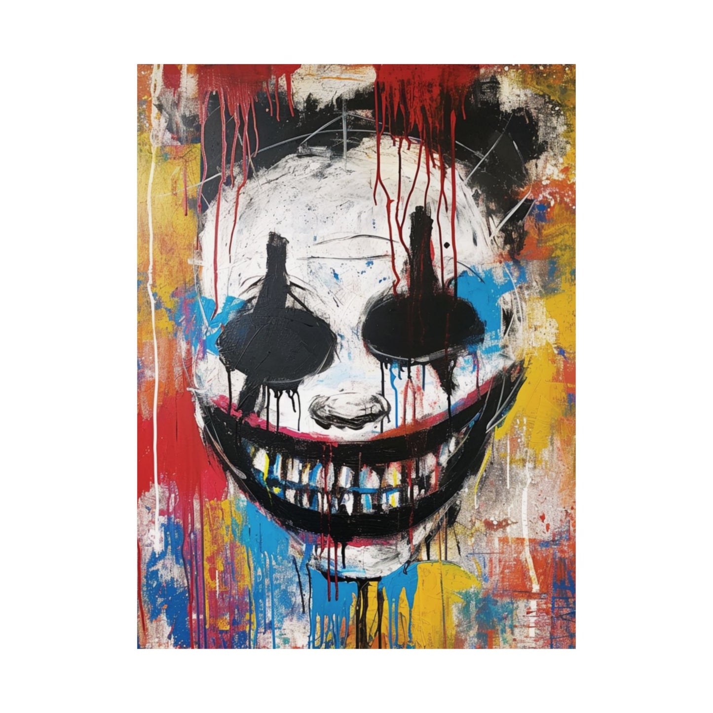 Chaos Smile Printed Poster