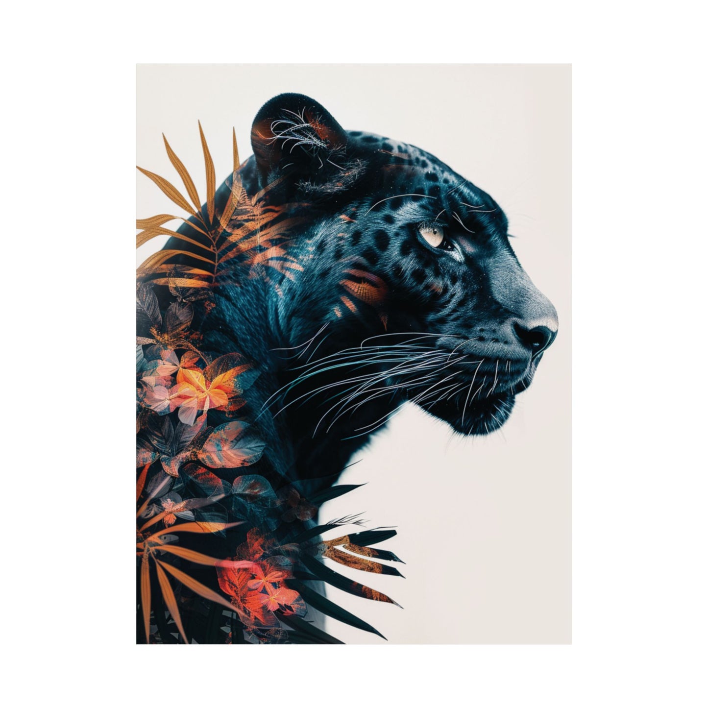 Amber Panther Printed Poster