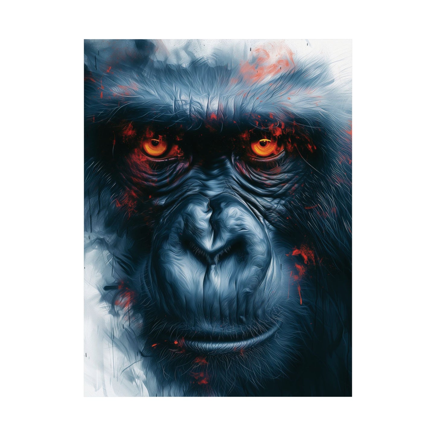Inferno Gaze Printed Poster