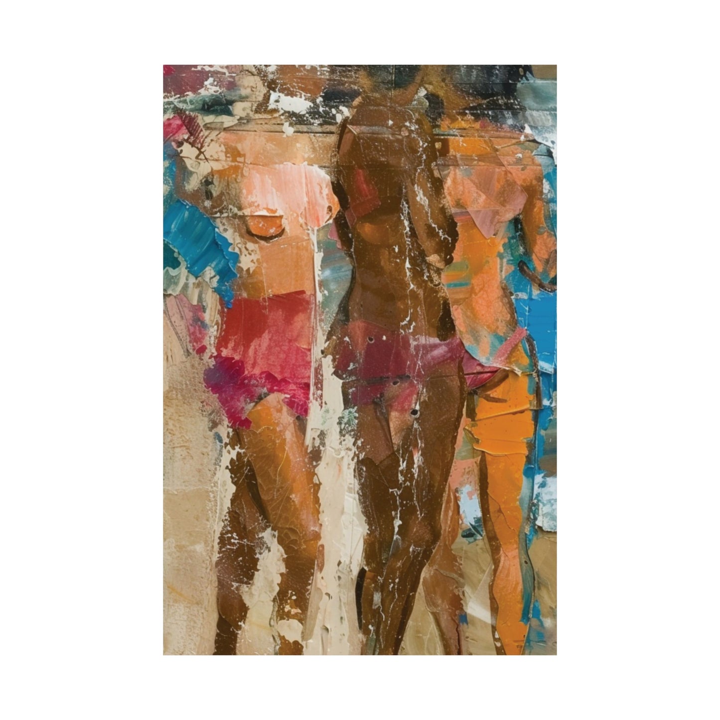 24: Abstract Women Trio Printed Poster