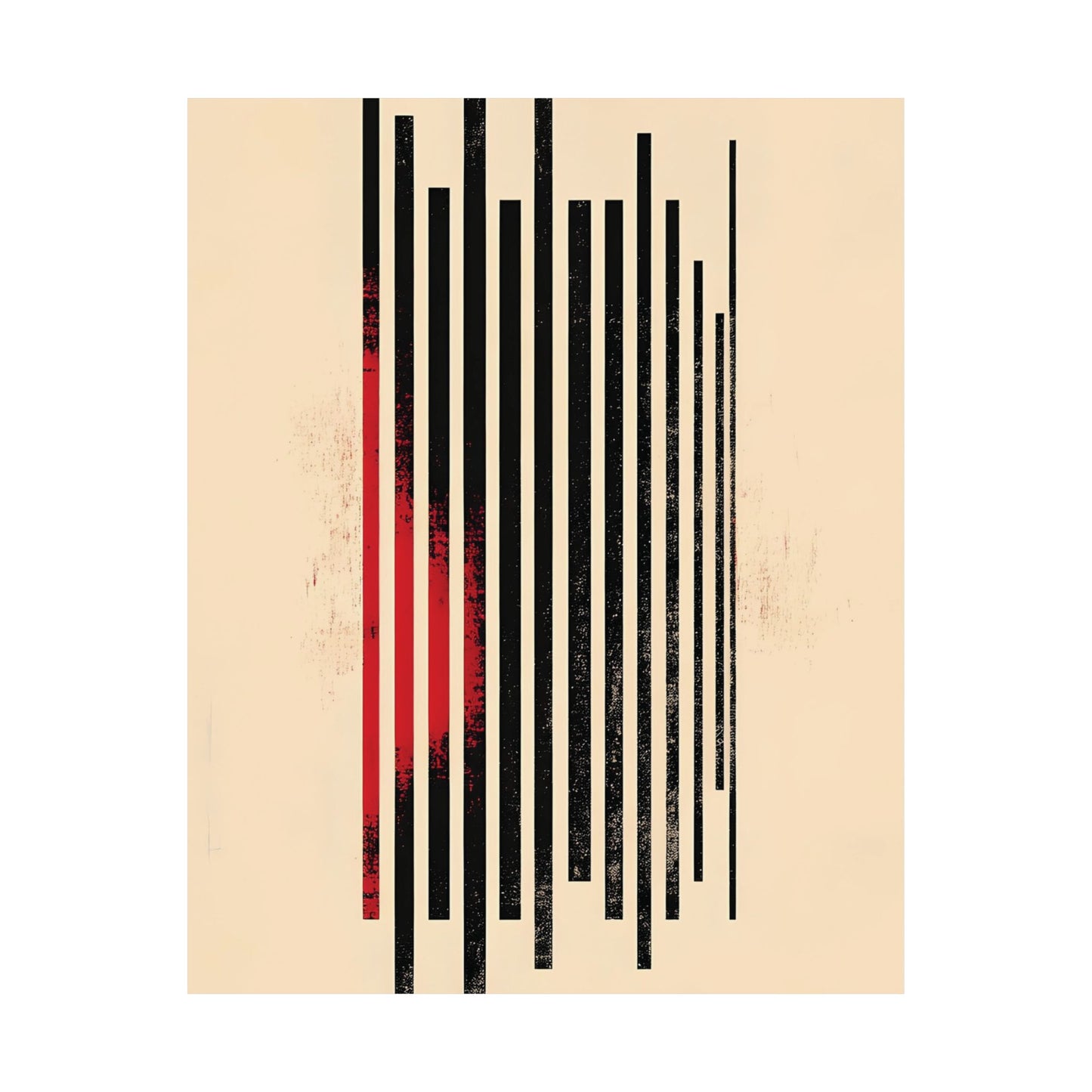Retro Soundwave Art Printed Poster