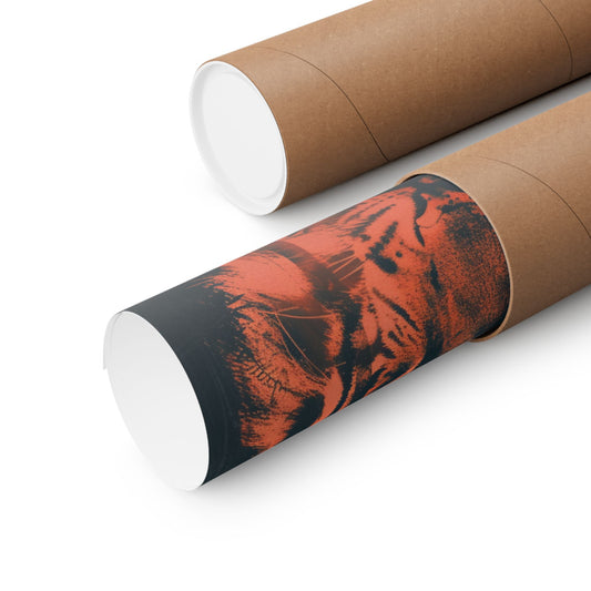 Ember Tiger Printed Poster
