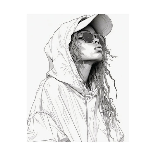Urban Cool Portrait Printed Poster