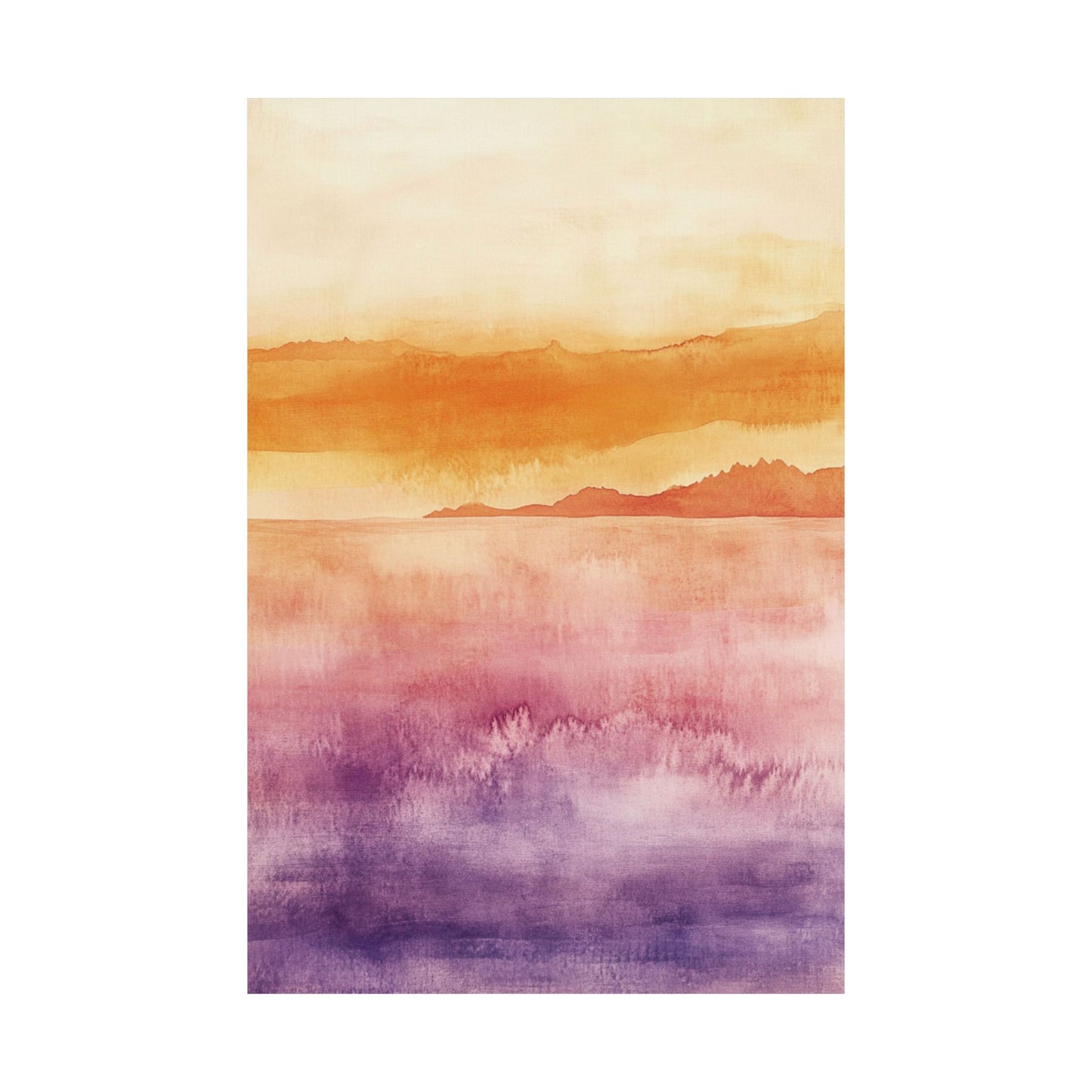 Calm Ocean Sunrise Poster