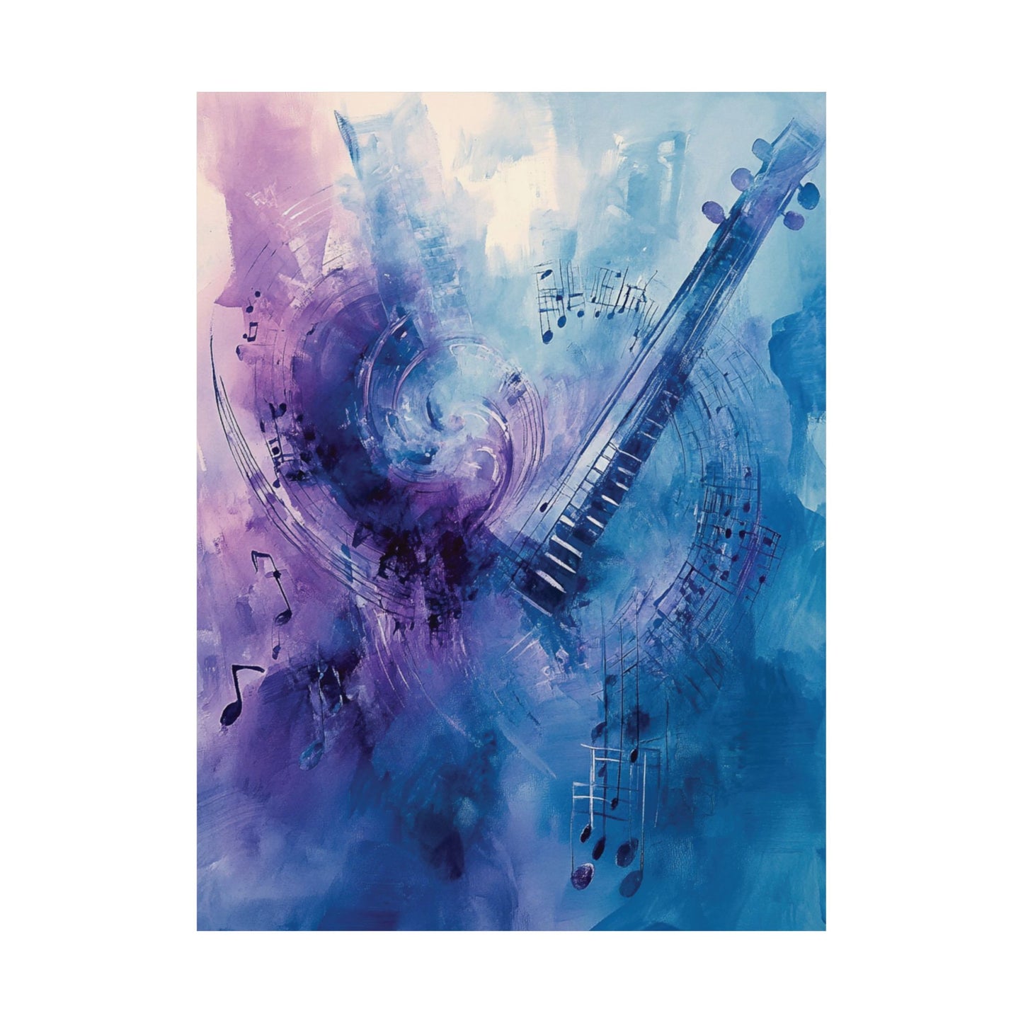 266: Vibrant Jazz Instrument Poster
