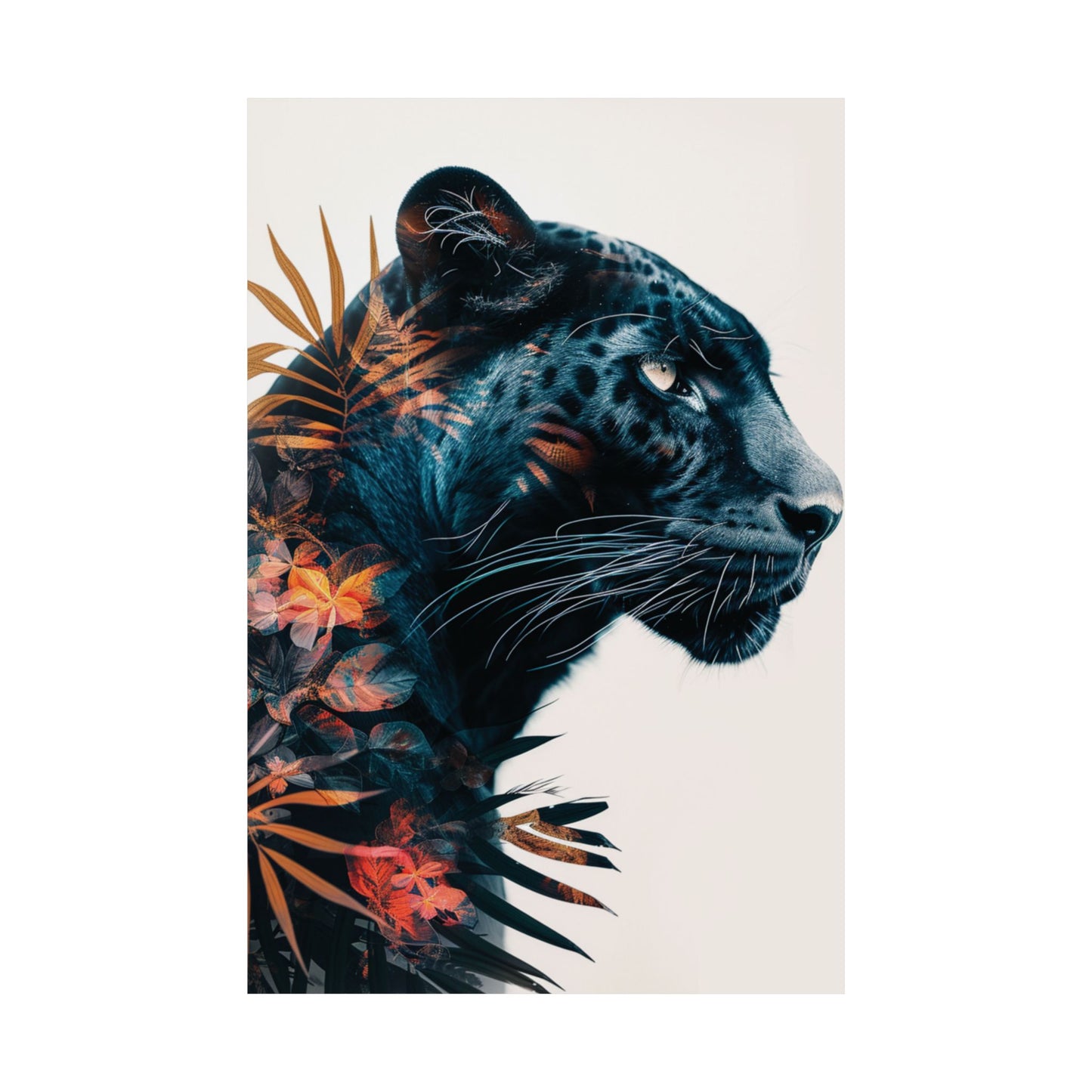Amber Panther Printed Poster