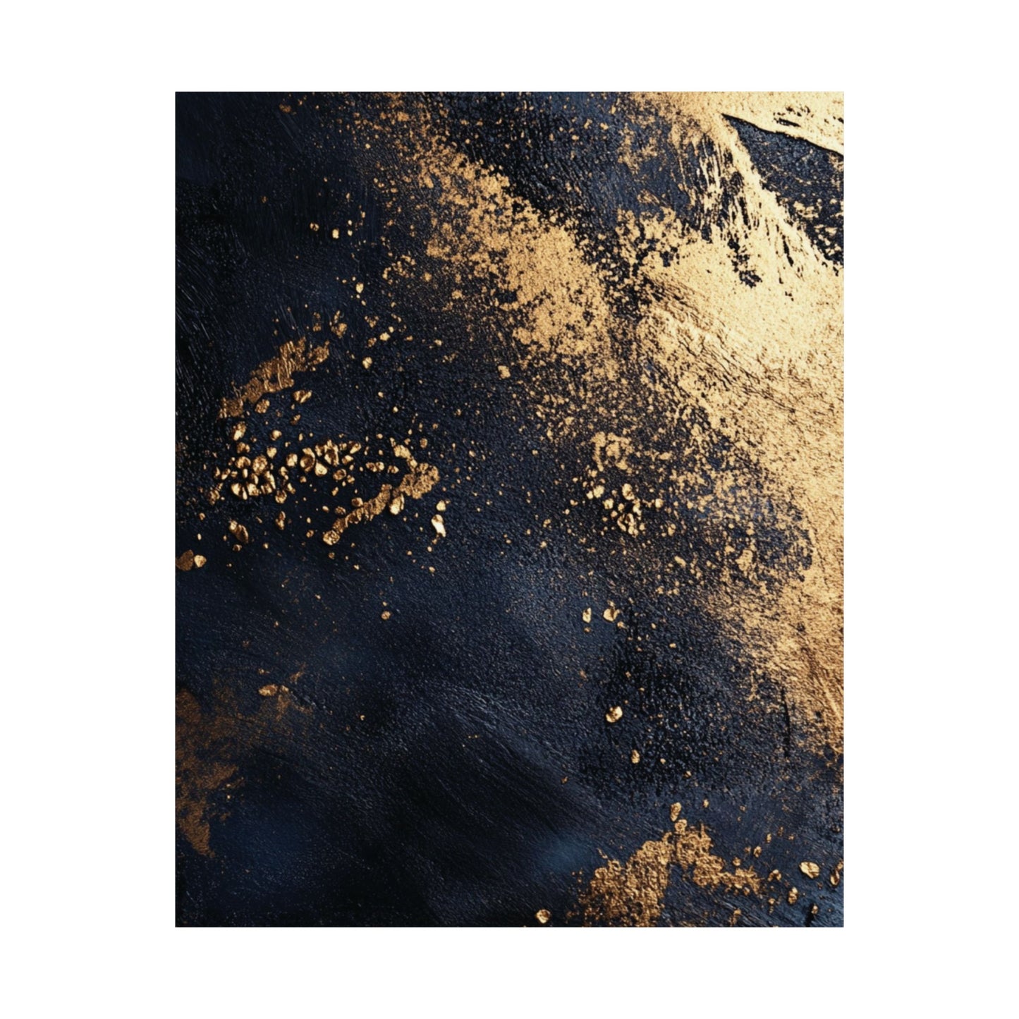 Midnight Metallic Dust Poster