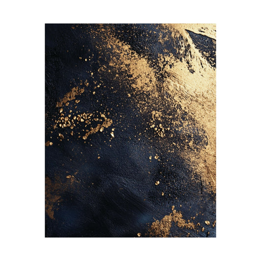 Midnight Metallic Dust Poster