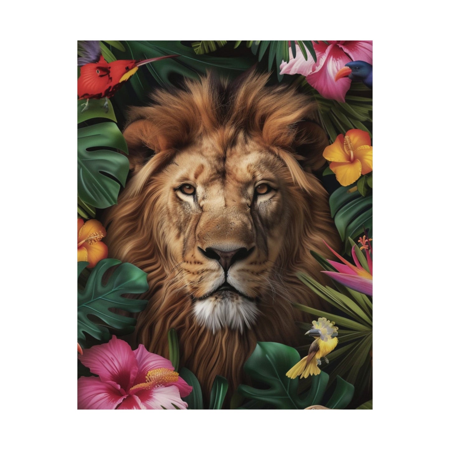 Jungle King Printed Poster