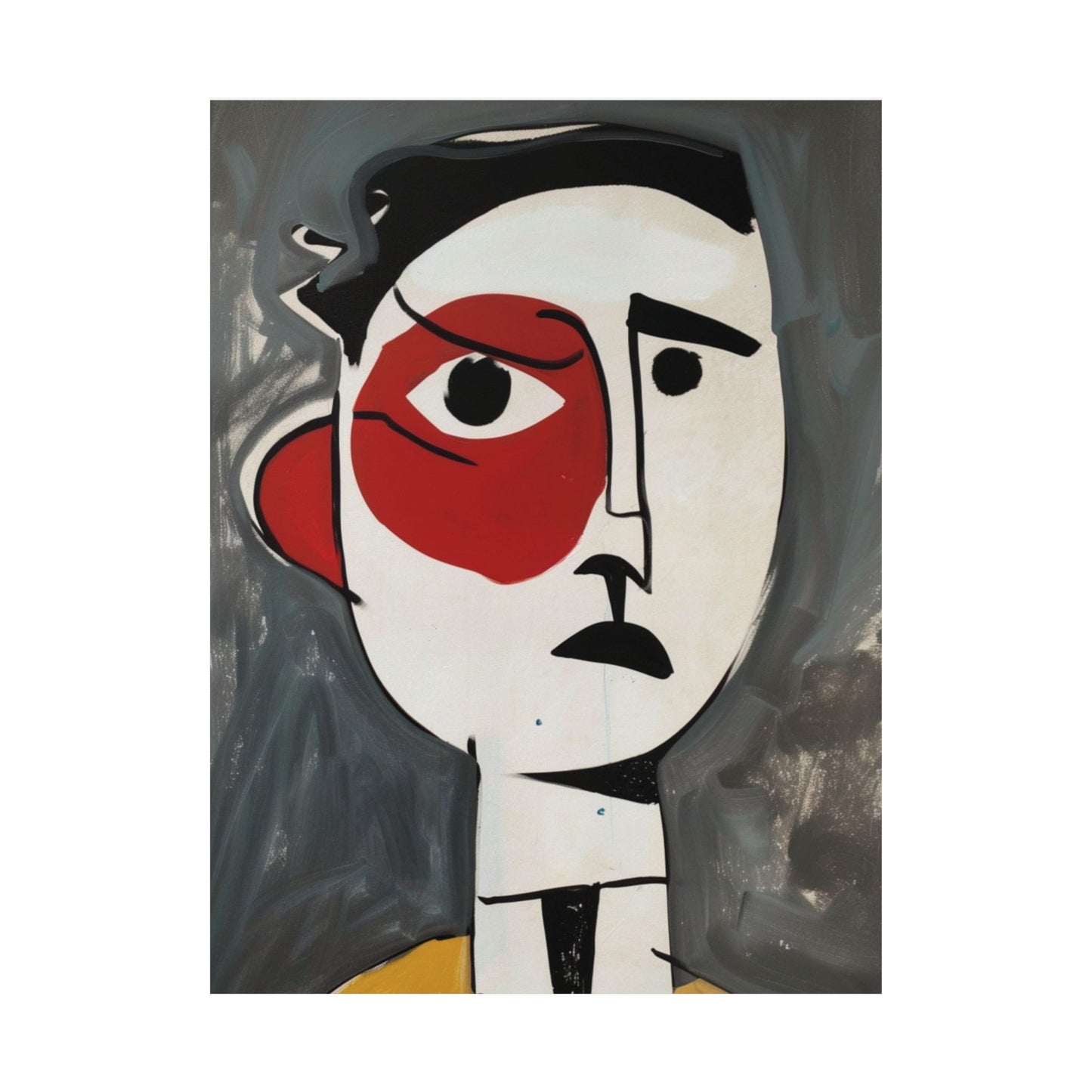 Red Reflection Printed Poster