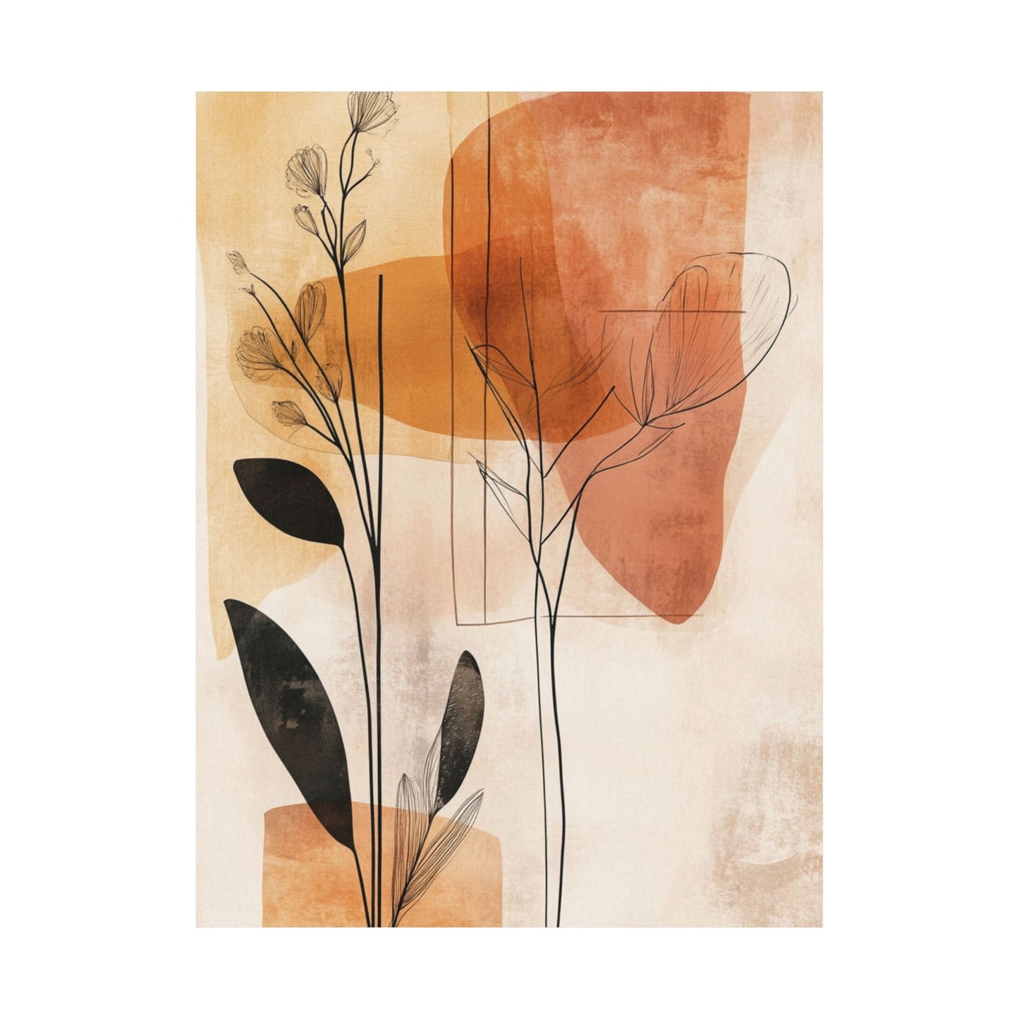 Boho Earth Tone Poster