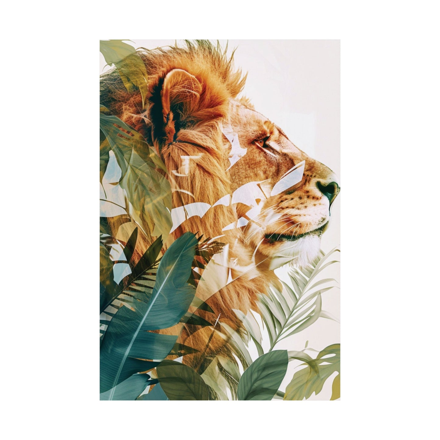 Jungle King Serenity Printed Poster