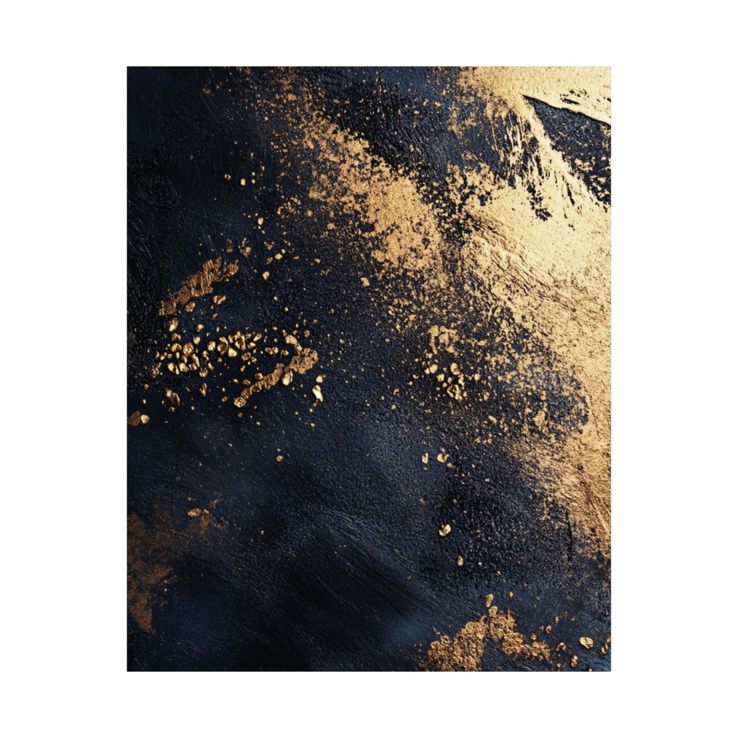 Midnight Metallic Dust Poster