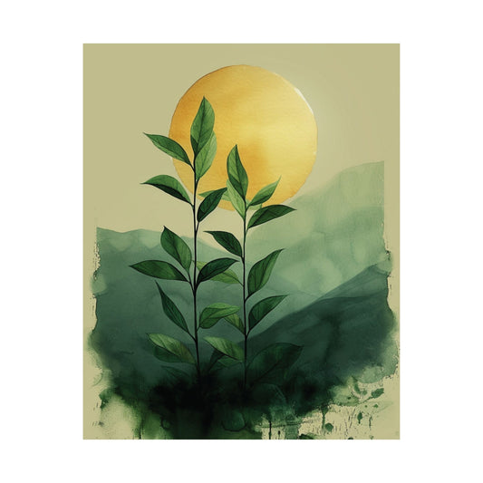 Golden Growth Printed Poster