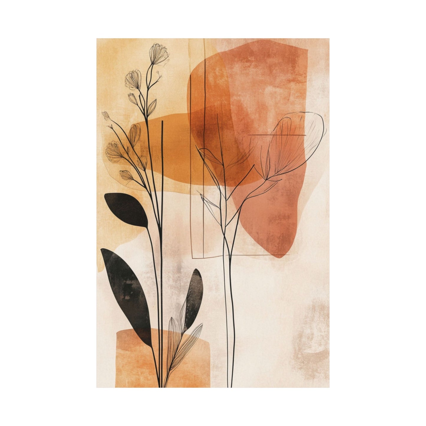 Boho Earth Tone Poster