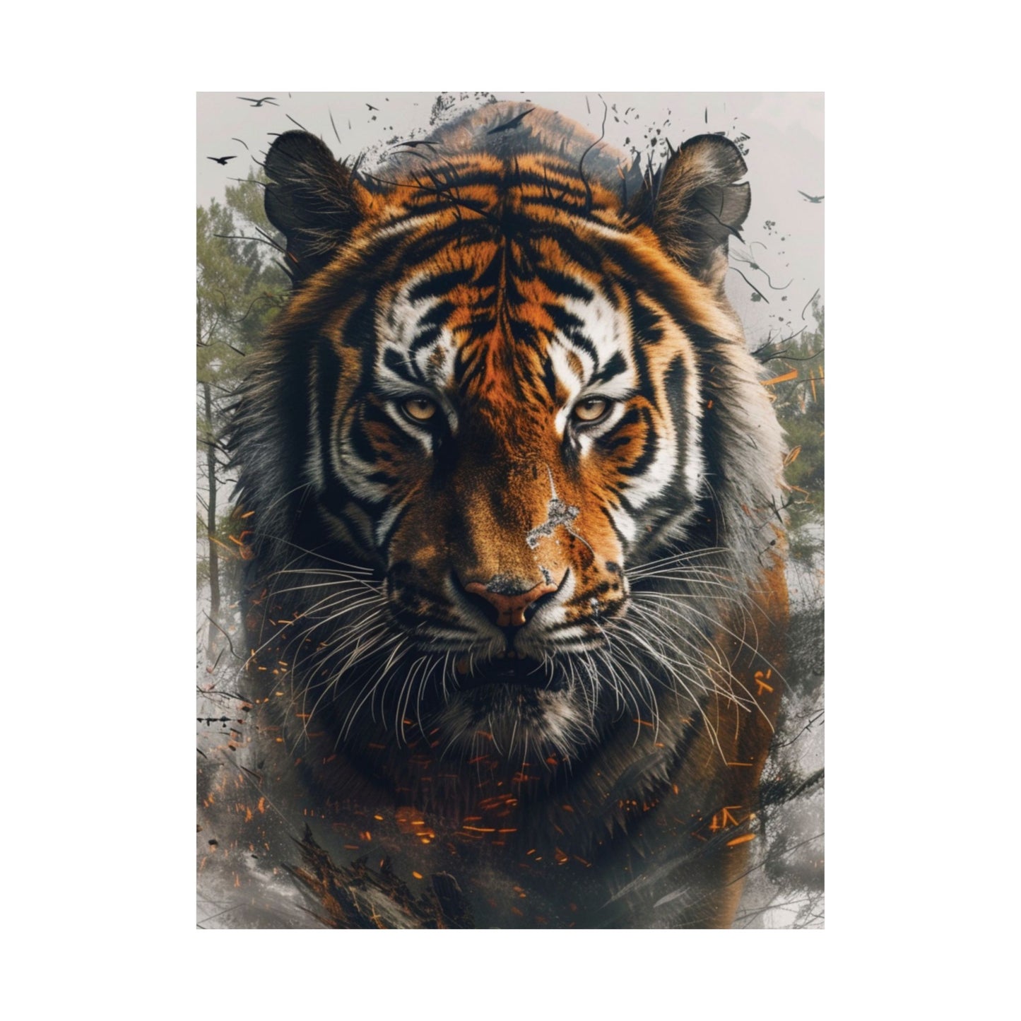 Fierce Majesty Printed Poster