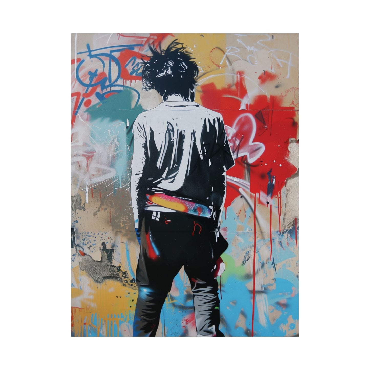 Backstreet Rebel Printed Poster