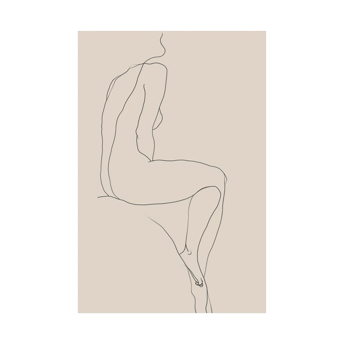 Grace Line Printed Poster